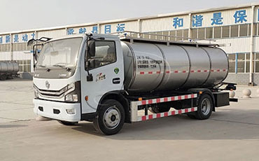 天潤新東牛奶運輸車助力江蘇乳企高效物流